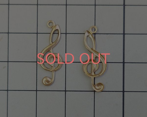 画像2: ブラスチャーム/ト音記号A(1個) (2)