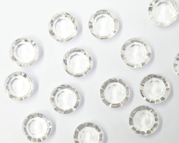 画像1: ヴィンテージ/ドイツ/ガラス/シャネルストーン/クリスタル/47ss(1個) (1)