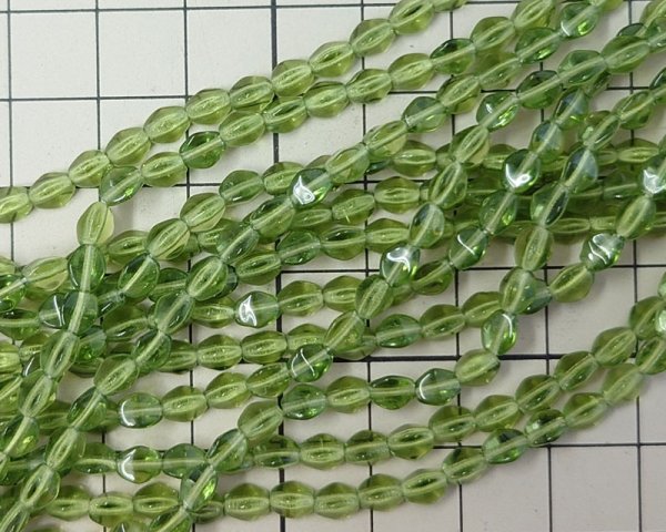 画像2: チェコガラスビーズ/ミニピンチ/オリバイン/約5×3mm(10個） (2)