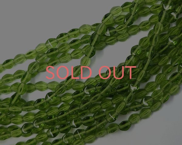 画像1: チェコガラスビーズ/ミニピンチ/オリバイン/約5×3mm(10個） (1)