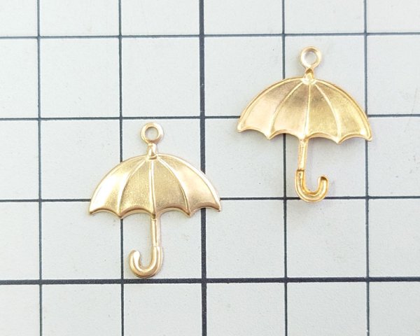 画像2: ブラスチャーム/傘(1個) (2)