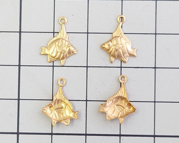 画像2: ブラスチャーム/エンジェルフィッシュ（1個） (2)