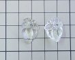 画像4: ヴィンテージ/ドイツ/ガラスカボション/苺/フォイルなし/約14×12mm(1個) (4)