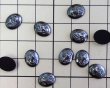 画像2: ns368/ヴィンテージ/ドイツ/ガラスカボション/プチサイズ/ヘマタイト(1個) (2)