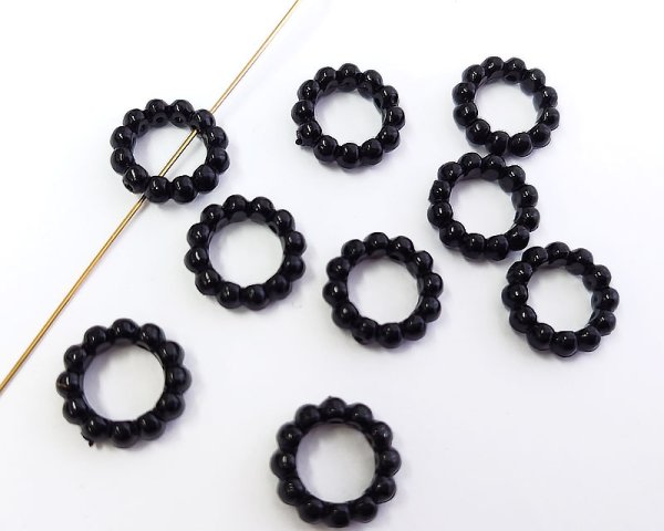 画像1: ヴィンテージ/ドイツ/プラスチック/ドットリング(1個) (1)