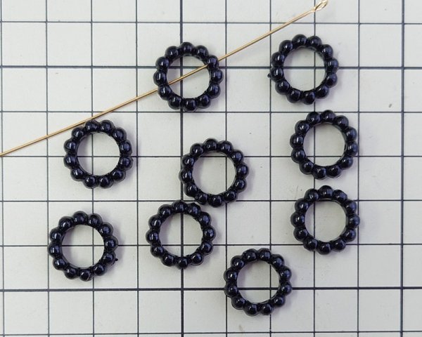 画像2: ヴィンテージ/ドイツ/プラスチック/ドットリング(1個) (2)