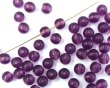画像1: チェコガラスビーズ/ラウンド/アメシスト/約6mm(10個) (1)
