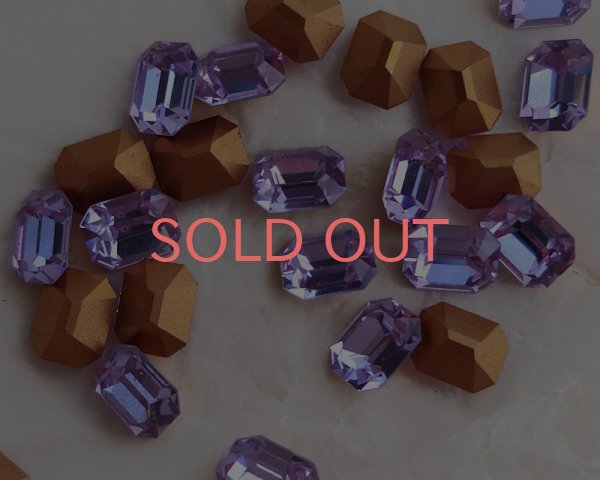 画像1: ヴィンテージスワロフスキー/#176/アレキサンドライト/10×8mm(1個) (1)