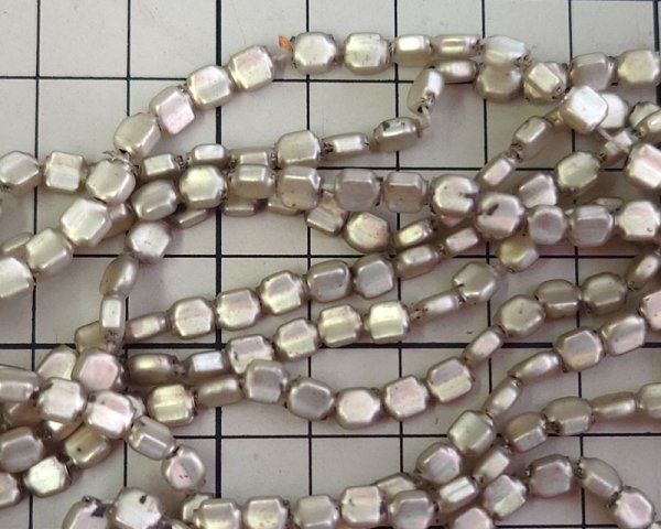 画像3: アンティーク/フランス/スフレガラス/マットシルバー/約5mm（4個） (3)