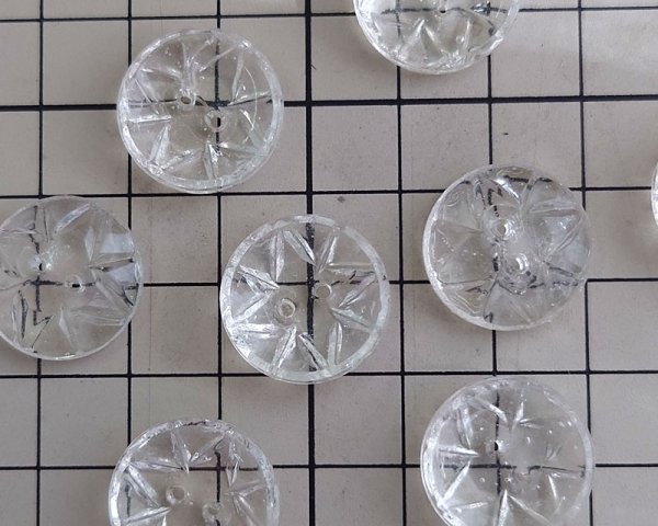 画像3: アンティーク/フランス/ガラスモールドボタン（1個） (3)