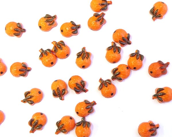 画像1: ヴィンテージ/日本/プラスチック/ミニオレンジ/約7×6mm(1個) (1)