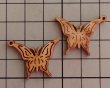 画像3: ウッドチャーム/バタフライ（1個） (3)
