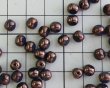 画像2: チェコガラスビーズ/スリーカットラウンド/6mm/ジェットブロンズ（10個） (2)