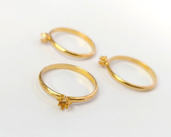 画像1: ヴィンテージ/USA/リングパーツ/約16号(1個) (1)