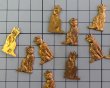 画像2: ヴィンテージ/USA/ブラスチャーム/猫(1個) (2)