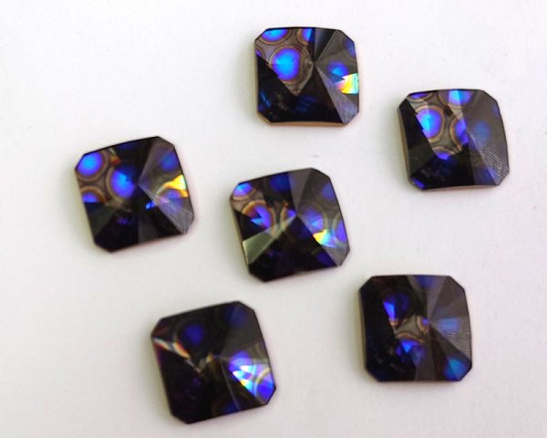 画像2: ヴィンテージ/スワロフスキーArt.2650/ブルーキャビア/14mm (2)