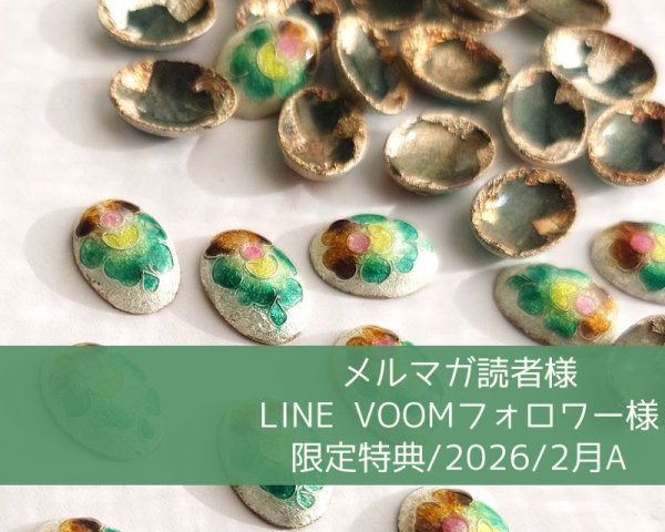 画像1: 限定特典/2026/2月A/ヴィンテージエナメルパーツ(1個) (1)