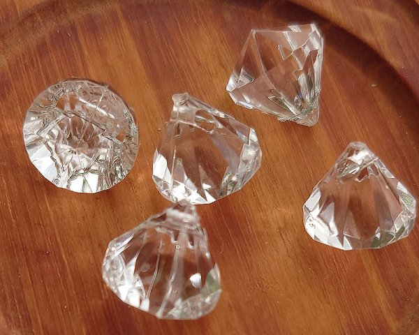 画像3: デッドストック/日本/プラスチック/クリアカットドロップ(1個) (3)