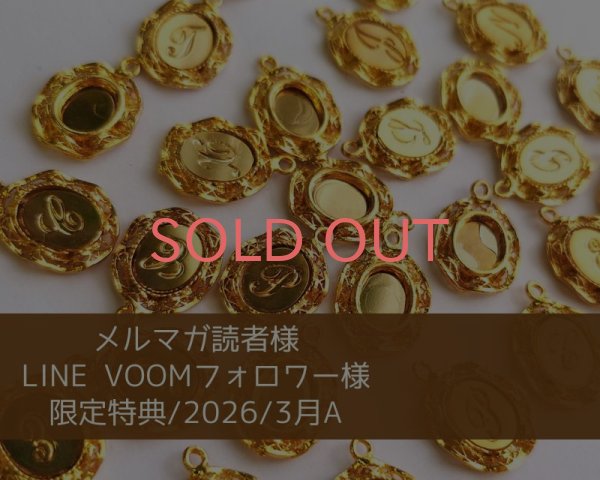 画像1: 限定特典/2026/3月A/モノグラムチャーム(1個) (1)