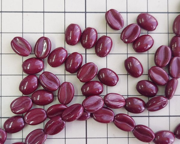 画像2: チェコガラス/カラーチェンジ/コーヒービーンズ（4個） (2)