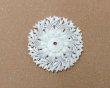 画像2: ヴィンテージ/ドイツ/プラスティック/レースフラワー/30mm（2枚） (2)