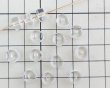 画像2: ヴィンテージ/日本/プラスチック/クリアロンデル/8mm（約10個） (2)