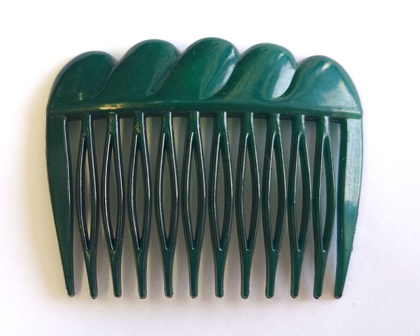 画像4: ヴィンテージ/西ドイツ/プラスチックコーム/グリーン (4)