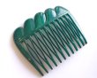 画像1: ヴィンテージ/西ドイツ/プラスチックコーム/グリーン (1)