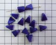 画像2: ヴィンテージ/プラスチック/トライアングル/ブルーパープル(2個) (2)