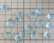 画像2: ヴィンテージ/ドイツ/プラスチック/ライトブルードロップ/約14×10mm(1個) (2)