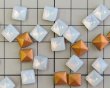 画像2: ヴィンテージ/チェコ/ガラス/ホワイトオパール/約8mm(1個) (2)