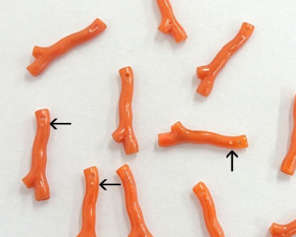 画像2: ヴィンテージ/ドイツ/プラスチック/コーラルブランチ/オレンジ4個) (2)