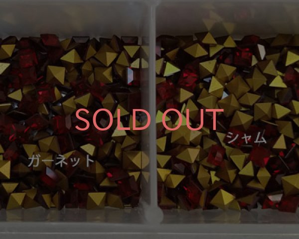 画像2: デッドストック/オーストリア製クリスタルガラス/#4401/シャム/4mm(4個) (2)