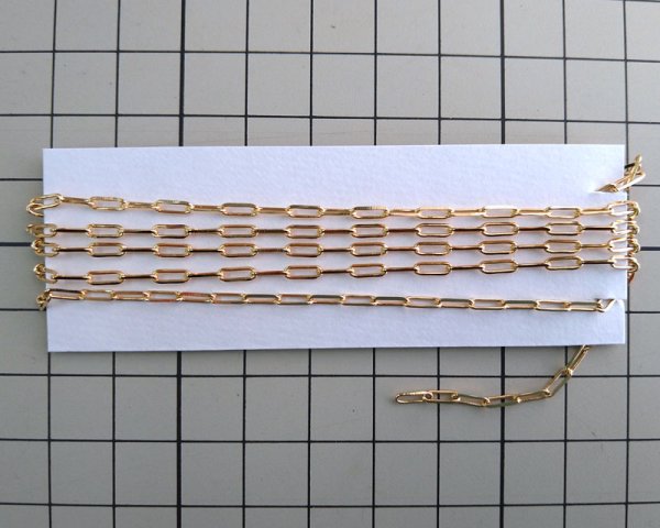 画像1: 切り売りチェーンJ/スクエアオーバル/K16GP/1m (1)