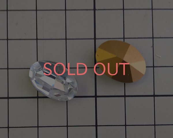 画像2: ヴィンテージスワロフスキー/#4100/クリスタル/18×13mm(1個) (2)