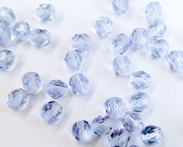 画像2: チェコガラスビーズ/ファイアポリッシュ/6mm/ライトアレキサンドライト(10個) (2)