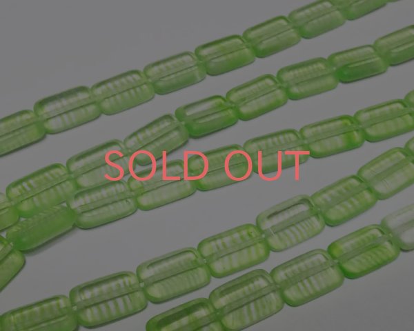 画像2: ヴィンテージ/ガラスストーン/テクスチャードラウンド/約18mm (2)