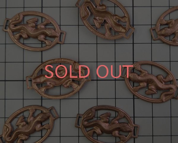 画像3: ヴィンテージ/メタルコネクター/とかげ（1個） (3)