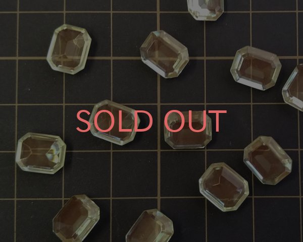 画像2: ヴィンテージ/ガラス/ドイツ/サフィリーン/約10×8mm(1個) (2)