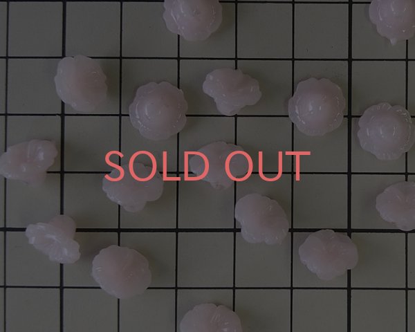 画像3: ヴィンテージ/日本/プラスチック/パンジーボタン/ペールピンク（2個） (3)