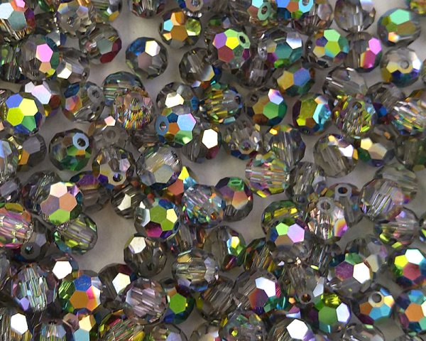 画像2: デッドストック/チェコ/プレシオサ/カットラウンド/ヴィトレイルミディアム(4個) (2)