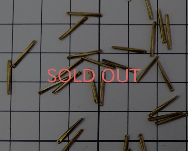 画像2: メッキなし真鍮コネクターF（2個） (2)