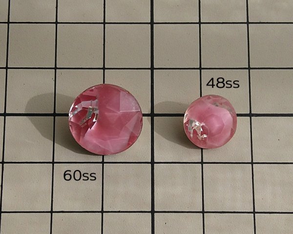 画像4: ヴィンテージ/ドイツ/ガラス/60ss/ピンクギブレ(1個) (4)