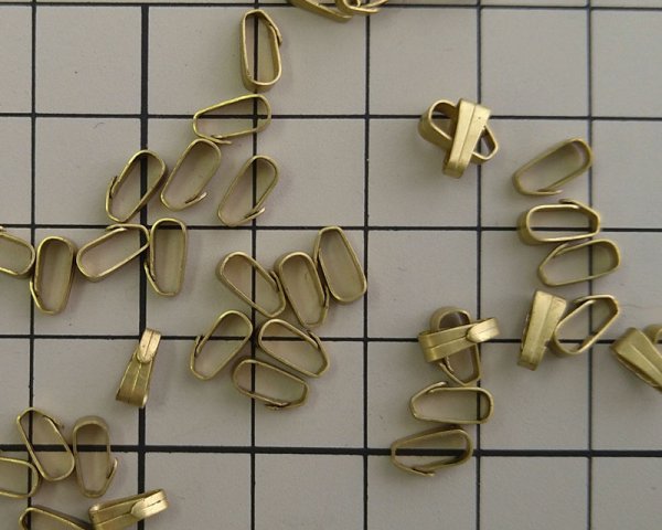 画像2: ヴィンテージ/ブラス/バチカン/S(1個) (2)