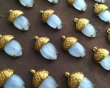 画像4: セット済/ヴィンテージガラス/blue acorn(1個) (4)
