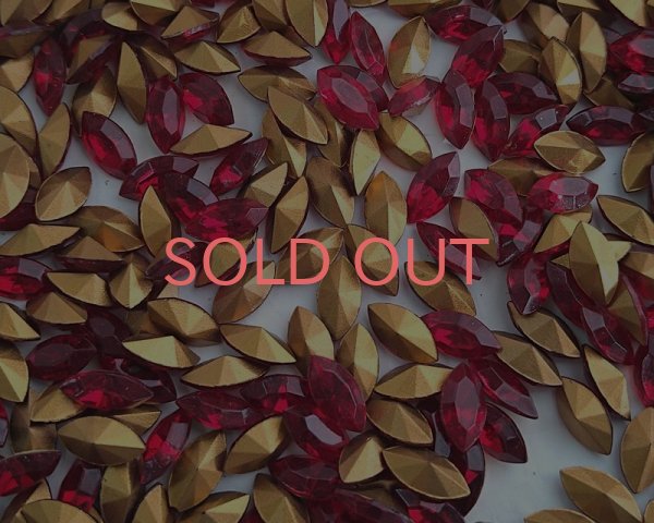 画像1: ヴィンテージ/スワロフスキー/Art.4200/3/シャム/10×5mm(4個) (1)