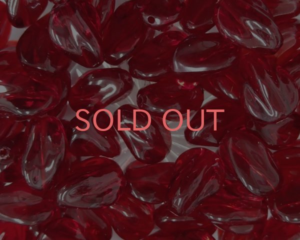 画像3: ヴィンテージ/ドイツ/プラスチック/バロック/クリアレッド(2個) (3)