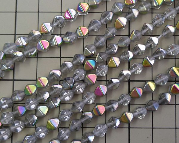 画像3: チェコガラスビーズ/バイコン/クリスタルマレア/6mm(20個) (3)