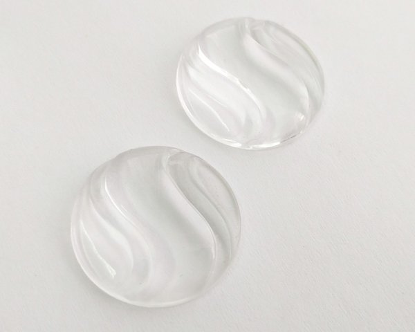 画像3: ヴィンテージ/ドイツ/プラスチック/なみなみラウンド(1個) (3)