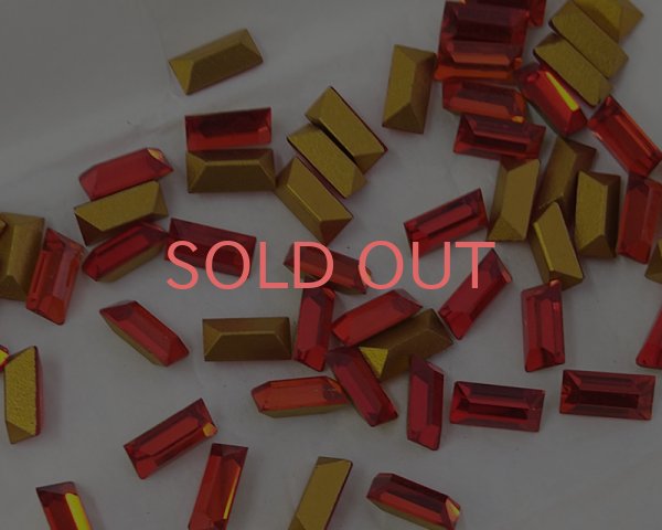 画像2: ヴィンテージ/スワロフスキー/109/シャム/10×5mm(1個) (2)